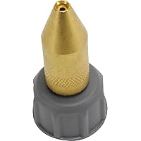 Smith Performance Sprayers 182919 Brass Adjustable Nozzle with Gray Poly Threading, 1 Count (Pack of 1)