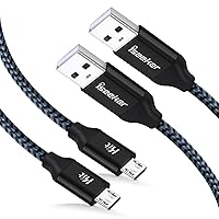 PS4 Controller Wire, 2-Pack 15Ft PS4 Micro USB Cable Xbox Controller Charging Cable for Playstation 4 Dualshock 4 PS4 Slim/Pro, Xbox One S/X, Android, Samsung