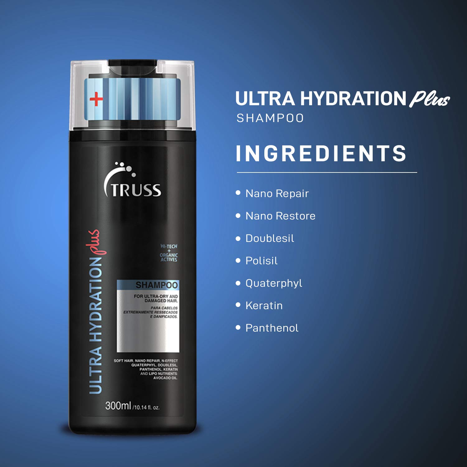 TRUSS Ultra Hydration PLUS Shampoo and Conditioner Set Bundle