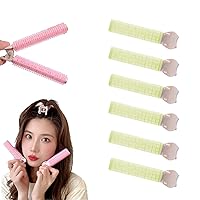 Volumizing Hair Root Clips Hair Rollers with Clip Bangs Curler DIY Hair Styling Accessories Tool Portable Hair Volume Clip Self Grip Volume Hair Root (6PC, Green)
