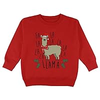 Old Glory Christmas Fa La Llama Toddler Sweatshirt