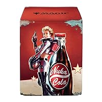 Ultra Pro - Fallout Alcove Flip Deck Box - Nuka Cola Pinup - for Magic: The Gathering, Trading Gaming card merchandise storage protection Deck box collection organizer accessories