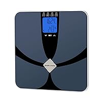 Health o meter Health Scan Body Composition Weight Tracking Digital Scale for Body Weight, Body Fat, Hydration Levels, BMI, Bone & Muscle Mass, Backlit LCD Display, 400 lb Capacity, Batteries Included