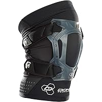 DonJoy Peformance Webtech Short Knee Brace – Lightweight, Adjustable, Dual Silicone Support to Quad and Patellar Tendon, Ideal for Tendinitis, Chondromalacia, Osgood Schlatters, Patella Tracking Support for Running, Walking, Cycling, Water Sports, Lacrosse, Soccer