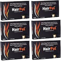 Pub HairFul Hair Supplement Vitamin Tablets (Pack of 6) 60 Tablets