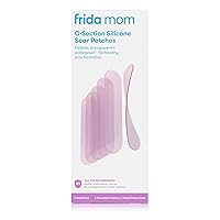 Frida Mom C-Section Silicone Strips, C-Section Recovery Must Have Scar Patches, Reusable Medical Grade Treatment for Keloid Scars, Includes Case & Pouch