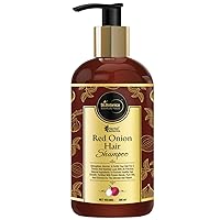 Oriental Botanics Red Onion Hair Shampoo, 300ml - With Red Onion Oil, 27 Botanical Actives, Biotin, Argan Oil, Caffeine, Protein, Controls Hair Loss & Supports Healthy Hair Growth