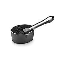 Outset Basting Pot and Brush, Cast Iron Pan and Sauce Brush
