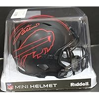 Josh Allen Buffalo Bills SIGNED Lunar Eclipse AUTOGRAPHED Speed Mini Helmet