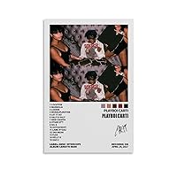 WATERA Playboi Carti Poster Playboi Carti Album Cover Poster Music Posters for Room Aesthetic Canvas Wall Art Bedroom Decor 20x30inch(50x75cm)