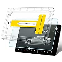 Tesla Model 3 screen protector, 15 inch center console touch screen tempered glass protective film, Tesla Model Y screen protector 2023 auto alignment accessory, HD 9H anti-glare anti-fingerprint