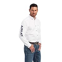 ARIAT Men's Team Logo Twill Classic Fit Shirt
