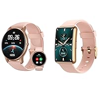 Parsonver Smart Watch Fitness Tracker, PS01G Bundle with PSF1G, 2 Pack