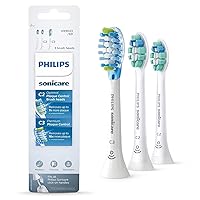 Genuine Toothbrush Head Variety Pack, C3 Premium Plaque Control and C2 Optimal Control, 3 Brush Heads, White, HX9023/69