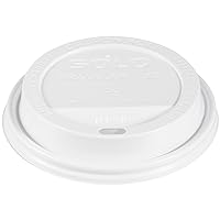 TLP316-0007 White Traveler Plastic Lid - for SOLO Paper Hot Cups (Case of 1000)