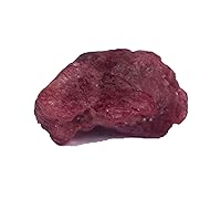 REAL-GEMS 100% Natural Raw Rough Spinel Stone, Rocks and Minerals 2.50 Ct Untreated Blood Red Spinel Loose Gemstone