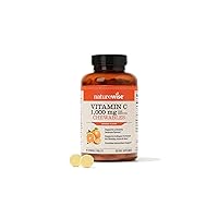 NatureWise Vitamin C 1000mg Chewable Tablet Supplement - Support for Healthy Immune System & Collagen Synthesis - Vegan, Non-GMO, Gluten Free Orange Flavor Chewable Tablets - 90 Count[45 Days Supply]