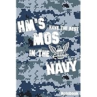 HM’s have the Best MOS in the Navy” MOS Navy Hospital Corpsman Camo Notebook/Logbook