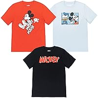 Disney Mickey Mouse Donald Duck 3 Pack T-Shirts Toddler to Big Kid