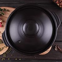 Stovetop Ceramic Casserole Sizzling Hot Pot for Bibimbap and Soup Jjiage Korean Food,Korean Dolsot Stone Bowl Blackus 0.73quart