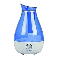 Thera|Care Cool Mist Ultrasonic Humidifier | For Medium Size Rooms | No Filter Required Blue