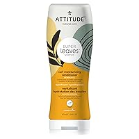ATTITUDE Nourishing Conditioner for Curly Hair with Moringa Oil, EWG Verified, Vegan and Naturally Derived, 3a, 3b, 3c Curl Type, Provides Lightweight Moisture to Curls, 16 Fl Oz