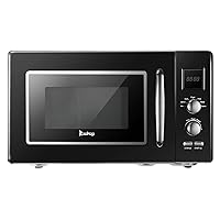 NA B25UXP45-A90 / Black 23L / 0.9cuft Retro Microwave with Display/Silver Handle