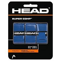 HEAD Super Comp Racquet Overgrip - Tennis Racket Grip Tape - 3-Pack,