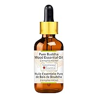 Pure Buddha Wood Essential Oil (Eremophila mitchelli) with Glass Dropper Steam Distilled 30ml (1 oz)