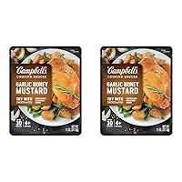 Campbell’s Cooking Sauces, Garlic Honey Mustard Sauce, 11 Oz Pouch (Pack of 2)