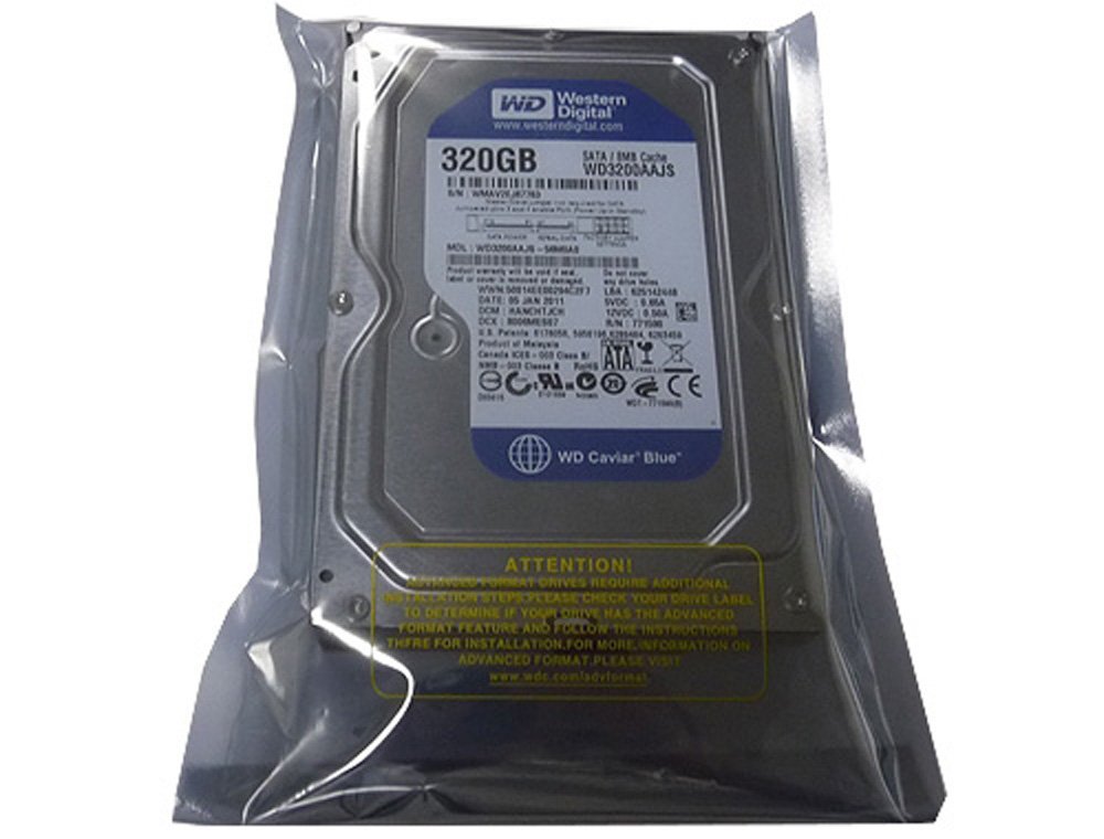 Western Digital Caviar SE (WD3200AAJS) 320GB 8MB Cache 7200RPM SATA 3.0Gb/s 3.5in Internal Desktop Hard Drive [Renewed]- w/ 1 Year Warranty