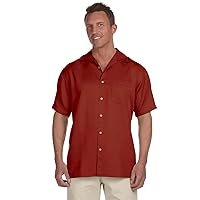 Mens Bahama Cord Camp Shirt M570 -Tile RED XL