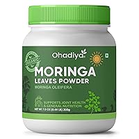 Organic Moringa Powder Oleifera Leaf, Extra-Fine Quality, Dried Drumstick Tree Leaves, for Tea, Smoothies, Food-Grade Have Excellent Source of Many Vitamins and Mineral - 6.76 Floz