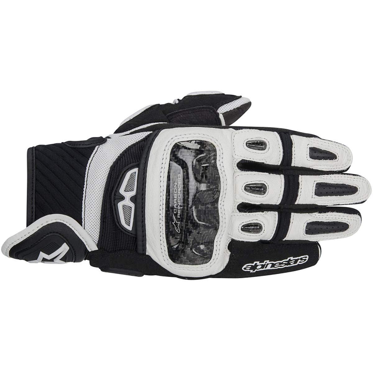 Alpinestars Men's 3567914-12-S Gloves (Black/White, Small)