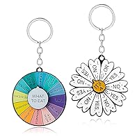 Funny Color Wheel Spins Keychain - Cute Mood Charm - Aesthetic Gift for Kids Teens Women Men