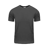 Shaka Wear Men's Cotton T-Shirt – Basic Short Sleeve Crew Neck Tee Top Tshirts Active 5.8 Ounce Regular Big Size S~5XL
