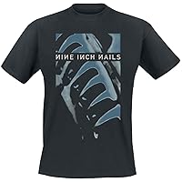 Nine Inch Nails T Shirt Pretty Hate Machine Band Logo Official Mens Black Size L