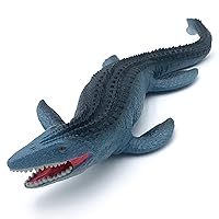 Gemini&Genius Mosasaurus Toy for Kids, Marine Reptile Animal Soft Plastic Sea Shark Toy Action Figure, Gift Great for Educational, Cake Topper, Swim, Bath Toys, Stocking Stuffers for Kids