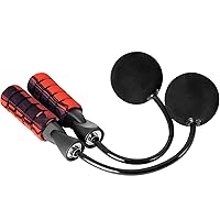 CyberDyer Jump Rope Speed Ropeless Skipping Rope Fits Any Skill Level Best For Staying Fit Weight Loss and General Workouts