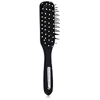 Pro Tools 413 Sculpting Brush, Classic Hair Brush for Detangling, Sculpting + Styling Wet or Dry Hair, Black