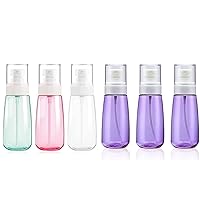 Fine Mist Spray Bottle 3.4oz/ 100ml Empty Cosmetic Refillable Travel Containers Plastic Hair Spray Bottle Sprayer for Perfume Skincare Makeup Lotion
