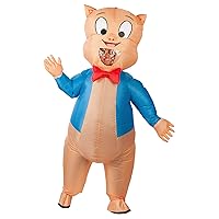 Rubie's Adult Looney Tunes Porky Pig Inflatable Costume, Standard