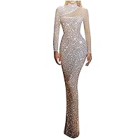Women Sexy Glitter Sparkly Dresses Party Club Night Dress Sequin Birthday Prom Dresses Bridesmaid Formal Evening Dress