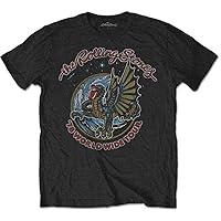 Rolling Stones Men's Dragon '78 (Back Print) Slim Fit T-Shirt Black