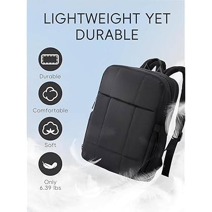 CLUCI Puffer Shoulder Bag Bundles with Lightweight Backpack
