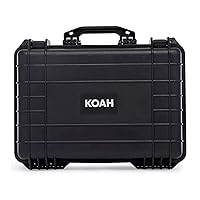 Koah Weatherproof Hard Case with Customizable Foam (18 x 14 x 7 Inch) Koah Weatherproof Hard Case with Customizable Foam (18 x 14 x 7 Inch)