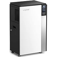 Waykar 296 Pints Large Commercial Dehumidifier for Basement, Industrial and Job Site Space up to 9000 Sq. Ft - Intelligent Touch Control