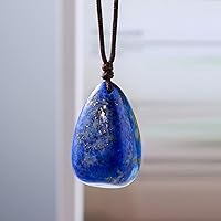 Room Decoration 1Pcs Natural Lapis Lazuli Rough Stone Pendants Gemstone Crystals DIY Home Decor Charms Jewelry Gift