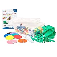 hand2mind Individual Student Manipulative Kit for Kids Ages 8-10, Individual Practice for Kids at Home Or Classroom, Easy to Follow Guide, Math Manipulative Supplies, Homeschool Supplies (Set of 12)
