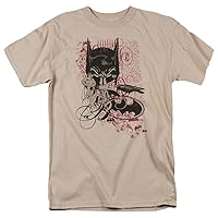 Batman Men's Heroic To The Bone Classic T-shirt Small Sand